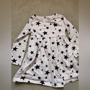 Wonder Nation Casual White and Black Stars Sundress